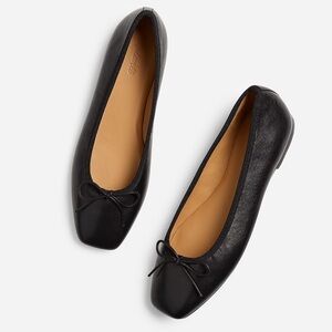 Madewell New without tags. Size 9 black ballet flats